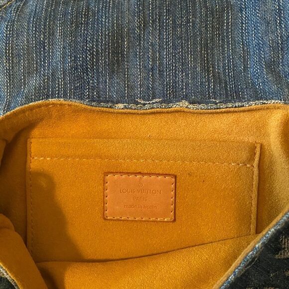 Louis Vuitton Mini Pleaty Monogram Denim Bag Mint - Picture 12 of 14